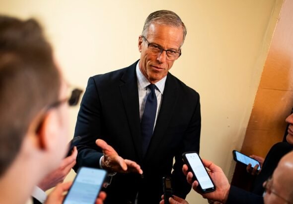 Senate Republicans adopt budget resolution in late-night voting marathon