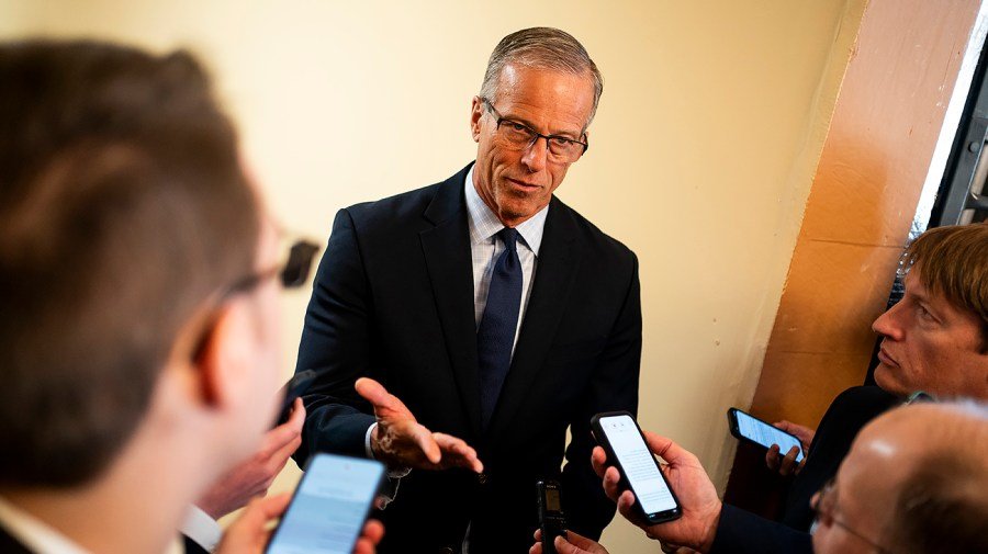 Senate Republicans adopt budget resolution in late-night voting marathon