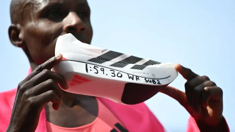 Inside the design of Sabastian Sawe’s world-record-setting, 97-gram Adidas ‘supershoe’