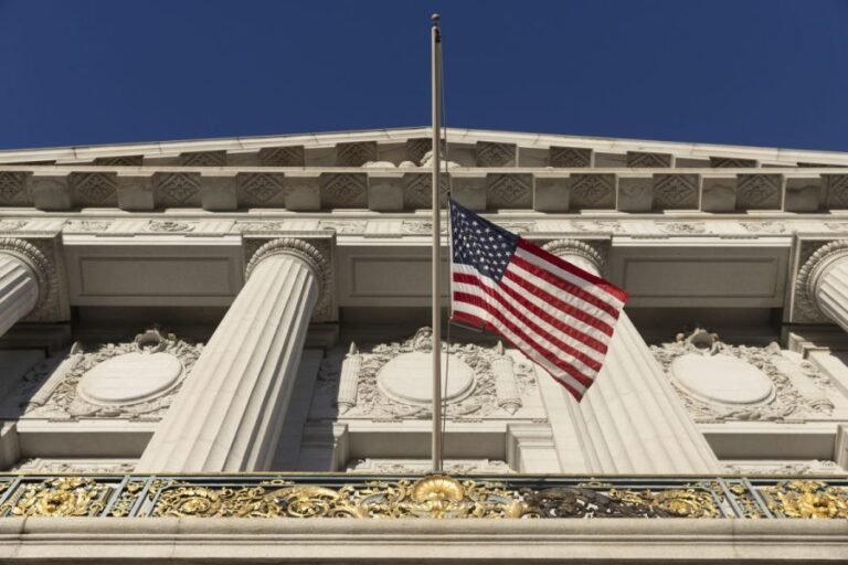 Why US flags are flying at half-staff on Friday, and the proper way to lower yours