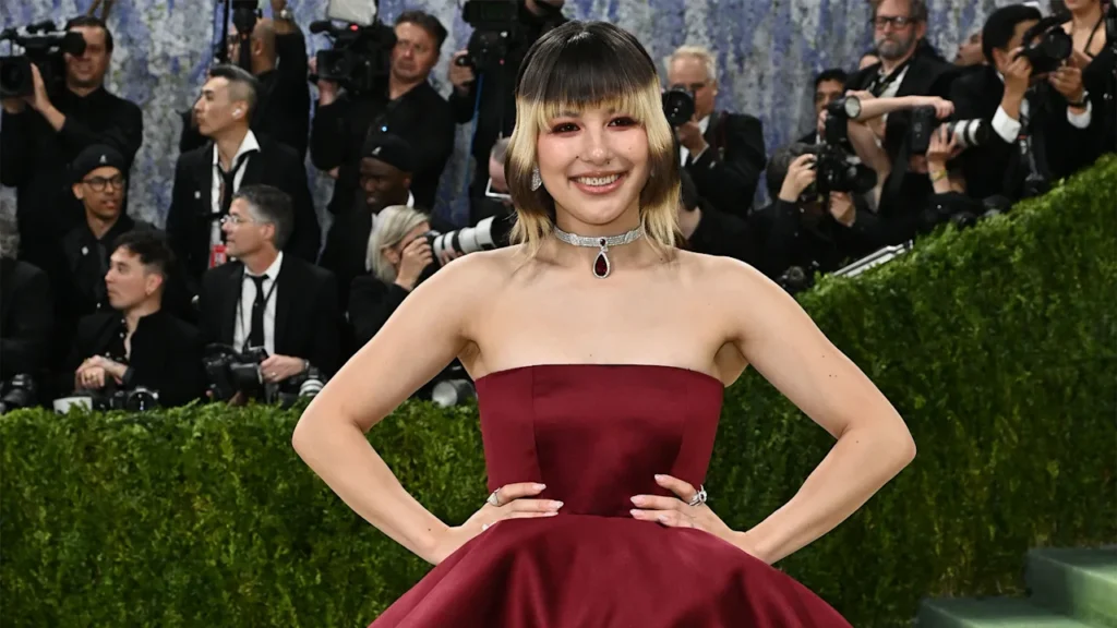 Behind the scenes at the Met Gala, this Olympian discovers she’s America’s sweetheart