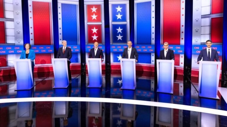 California governor's debate devolves into bickering as primary nears