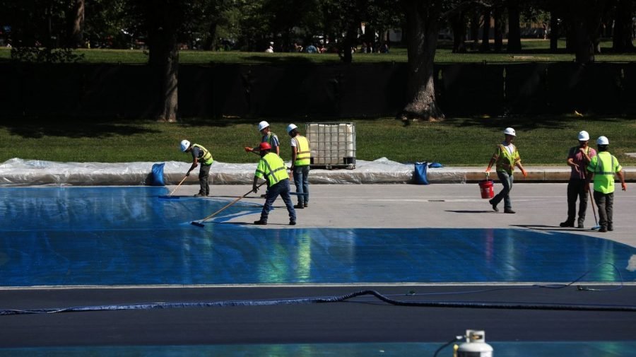 Lawsuit filed over Trump's Reflecting Pool renovations 