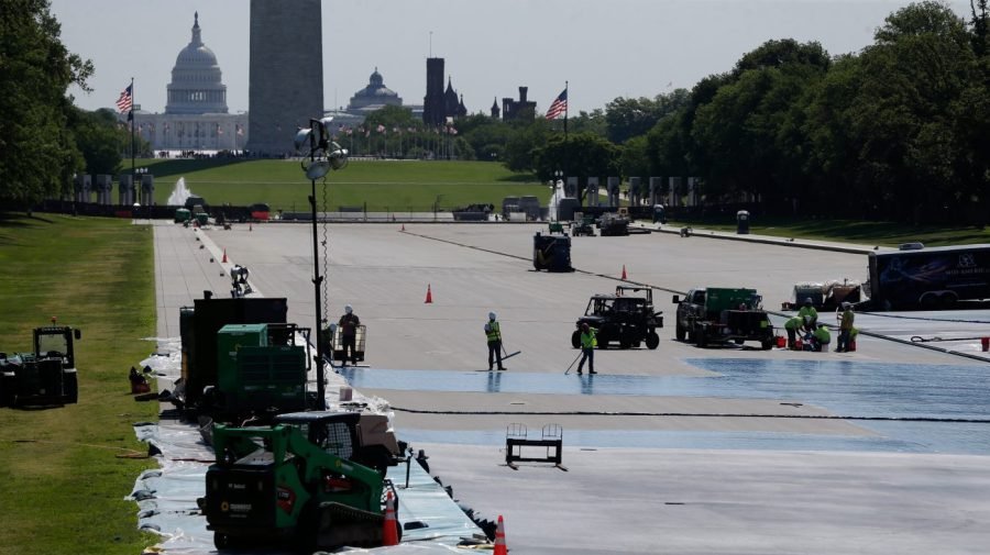 Trump attacks New York Times over report on reflecting pool's rising costs
