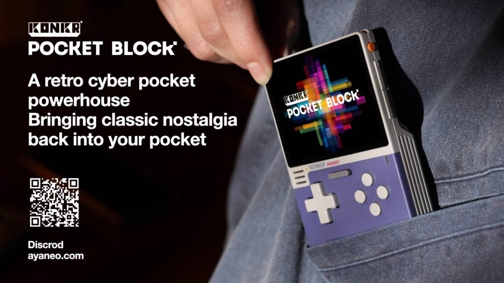 AYANEO gives us a first official look at its Game Boy-like Pocket BLOCK