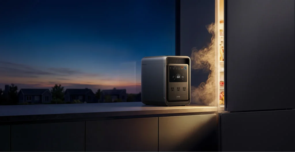 Anker SOLIX S2000 packs 35 hours of fridge backup into a power station smaller than your trash can