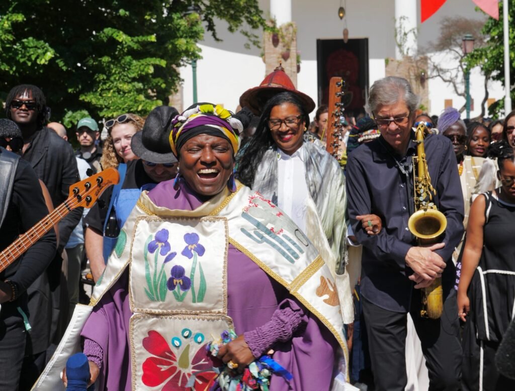 Artists Pay Tribute to Koyo Kouoh in Poetry Caravan at Venice Biennale