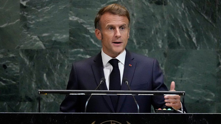 Macron calls for Strait of Hormuz to reopen, says he talked with Iranian president