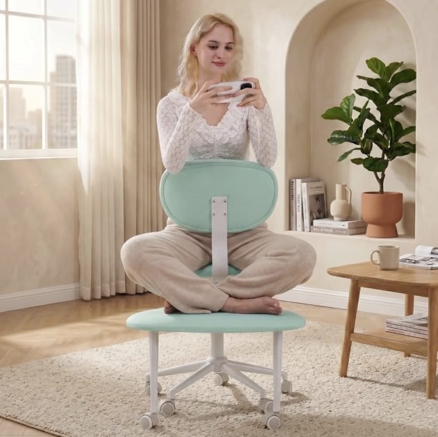 Ergonomic Cross Legged Swivel Chair only $28.49 (Reg. $79!)