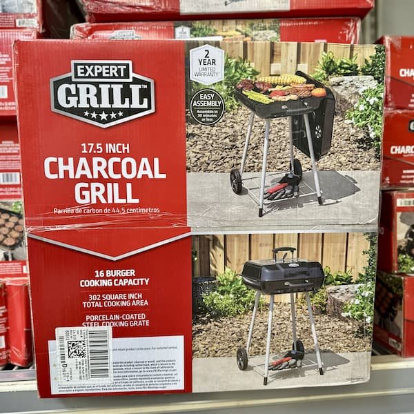 Expert Grill 17.5-Inch Charcoal Grill with Wheels for only $24.97, plus more!