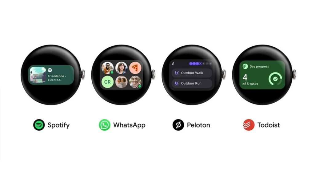 Google Reveals First Apps to Support New Wear OS 7 Widgets