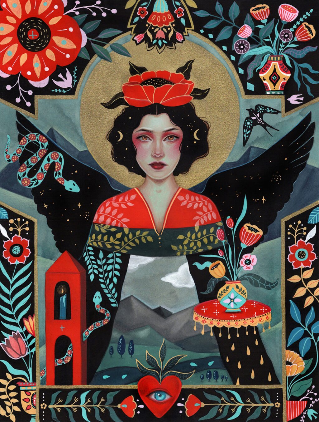 “Opulent Veil” by Artist Aunia Kahn