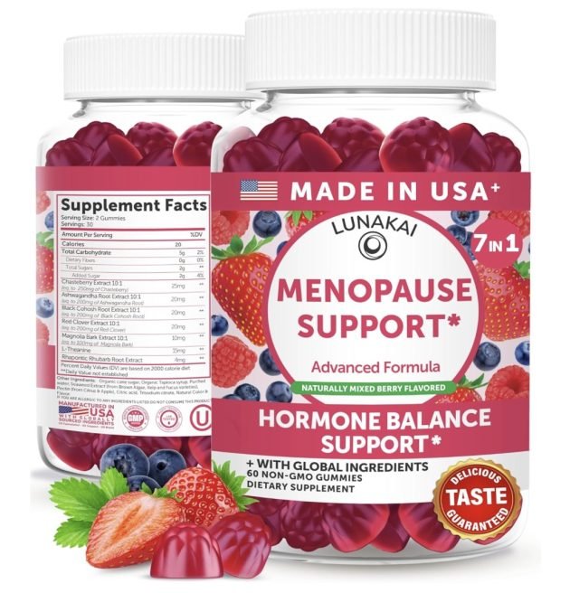 Lunakai Menopause Relief Gummies, 60 count only $10.77 shipped!