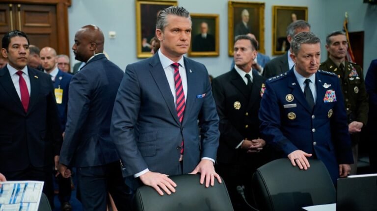 Live updates: Hegseth, Caine return to Hill as Trump heads to China