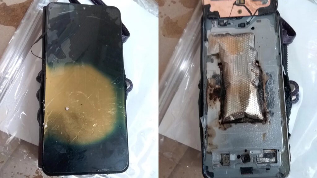 Samsung user claims Galaxy S25 FE exploded while charging overnight