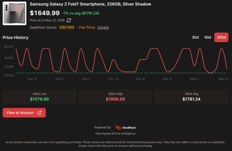Hot deal: The Samsung Galaxy Z Fold 7 is now $350 off!