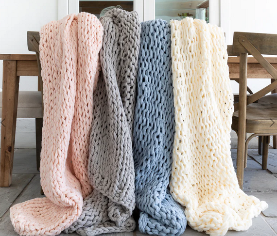 Linens & Hutch Handmade Oversized Chunky Knit Throw Blankets only $65.70 shipped (Reg. $219!)