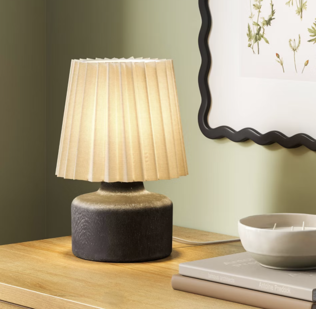Mini Faux Wood Lamp only $8.40!