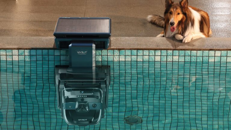The WYBOT S3 is the world’s first robot pool cleaner that cleans, docks, and empties itself