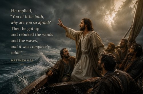 Why Are You So Afraid? – Matthew 8:26
