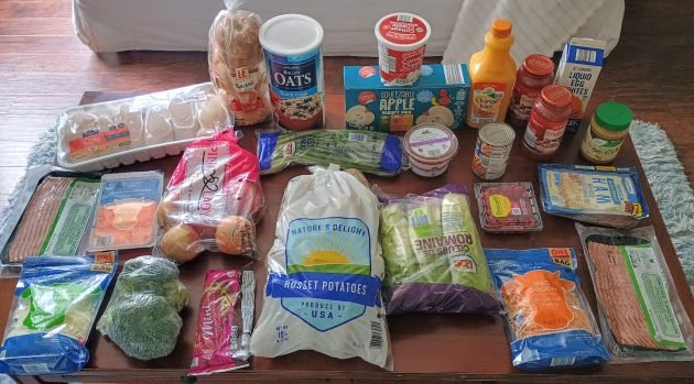 Brigette’s $120 Grocery Shopping Trip and Weekly Menu Plan for 4!