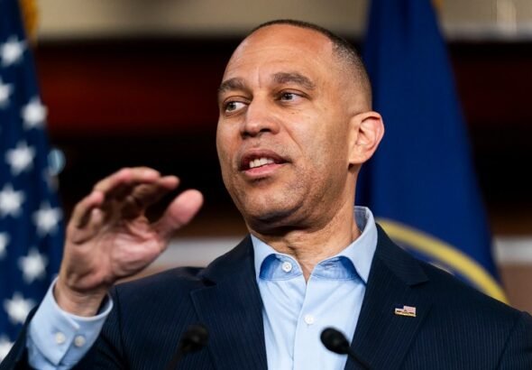 Jeffries on Trump call for 'inciting violence' charge: 'Another deranged rant'