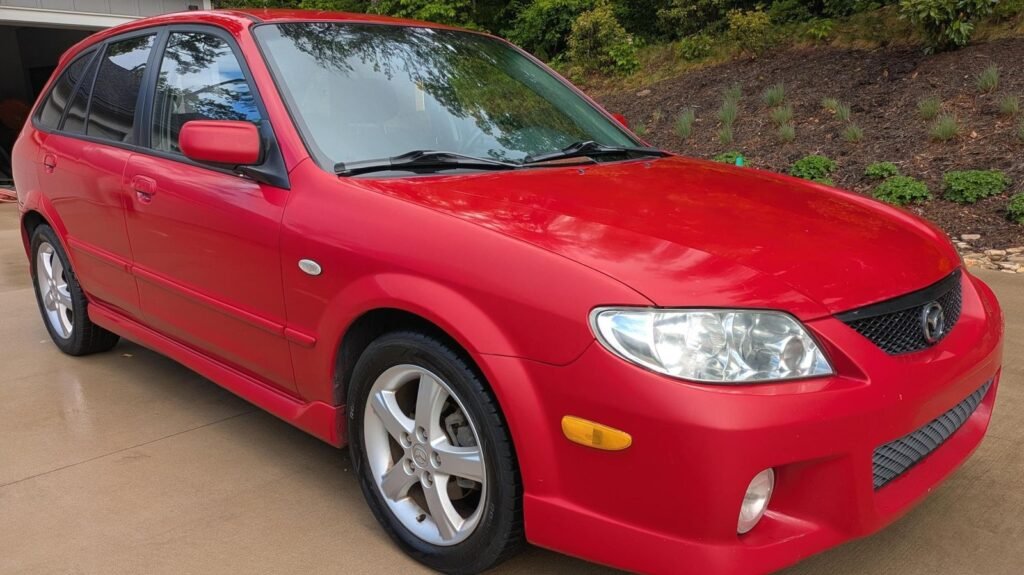 This 2003 Mazda Protege5 Manual Is The Definition Of Cheap, Slow, Practical Fun