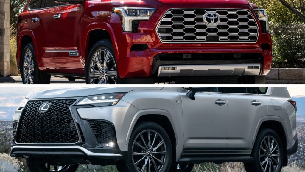 Lexus LX vs. Toyota Sequoia: The $30,000 Difference Explained