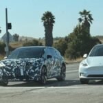 Lucid’s Cheaper Electric SUV Spied Testing Beside Tesla Model Y
