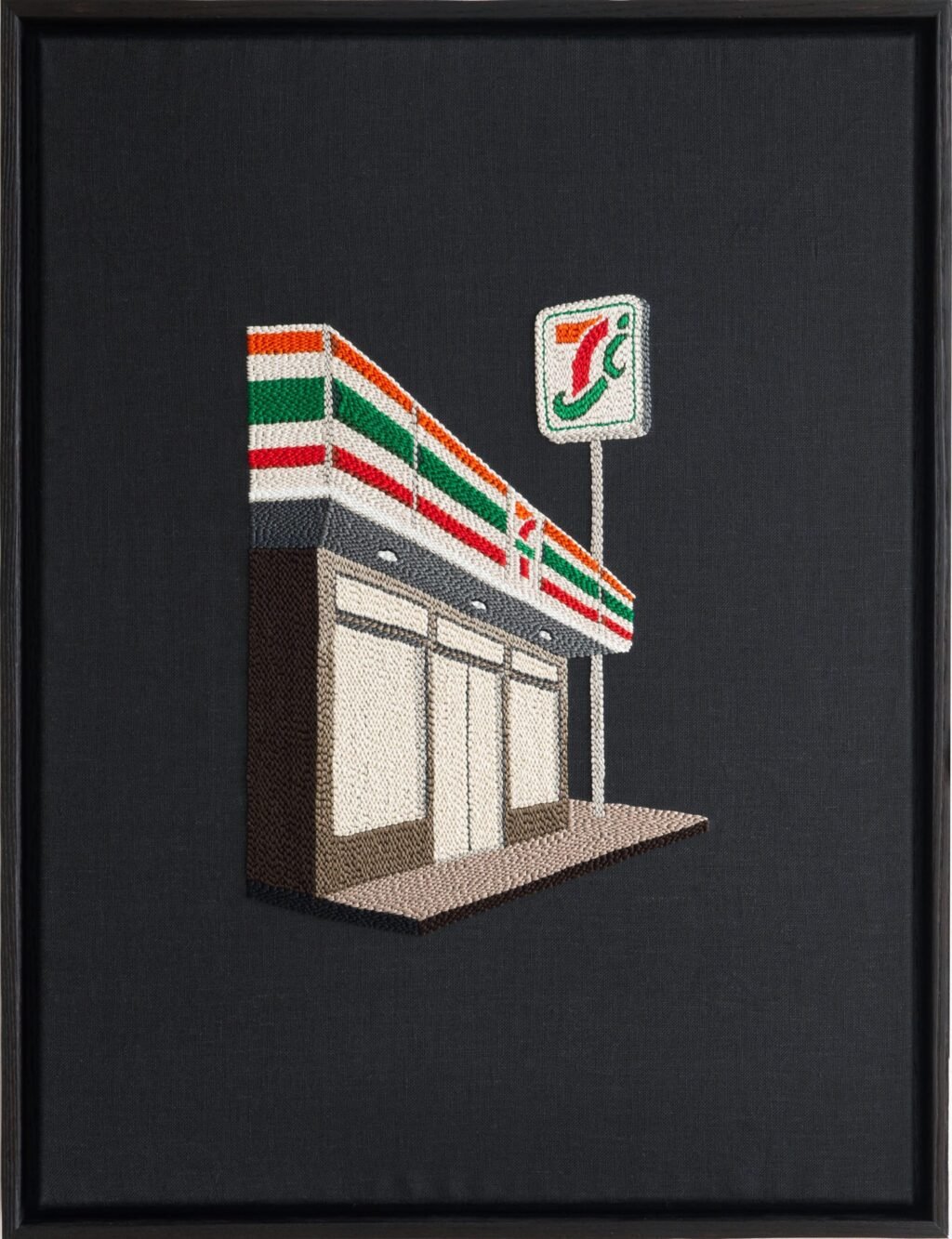 Wander through Adrienna Matzeg’s Embroidered, Late-Night City Explorations