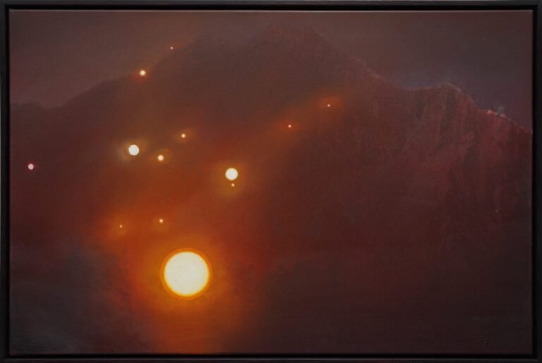 Blood-Red Landscapes by Andrew McIntosh Conjure the Terrifying Unknown