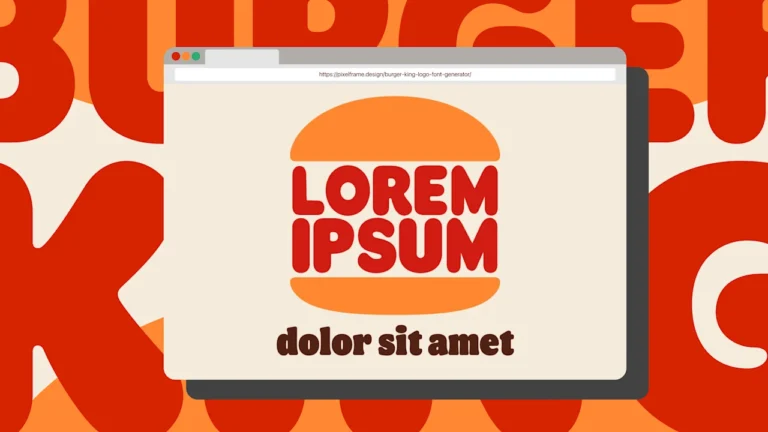 Have it your way with this delightful Burger King font generator