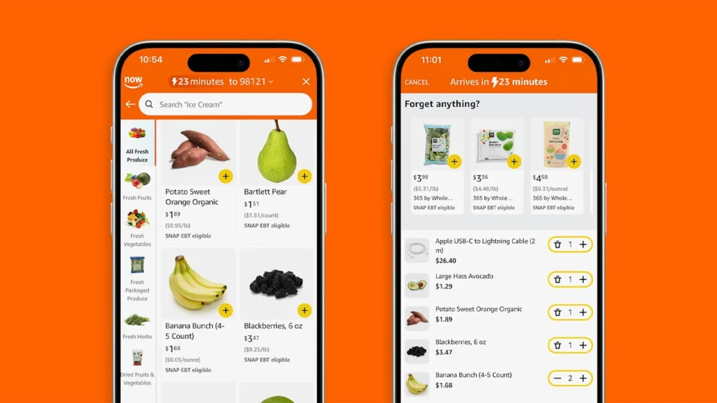 30-minute ‘Amazon Now’ deliveries are coming to several cities. Here’s a list of items you can get super quickly