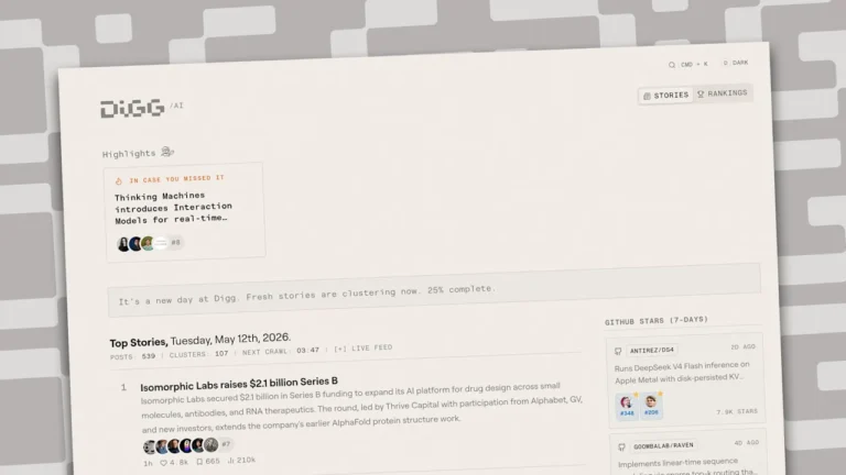 Digg is back (again), this time as an AI news aggregator