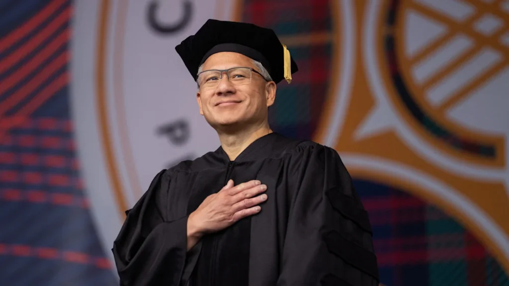 Nvidia CEO Jensen Huang to new grads: ‘Run, don’t walk’ toward AI