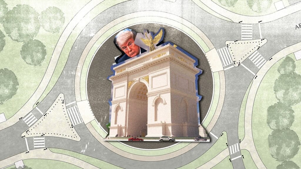 Trump’s arch now has elevators—and a $100 million price tag