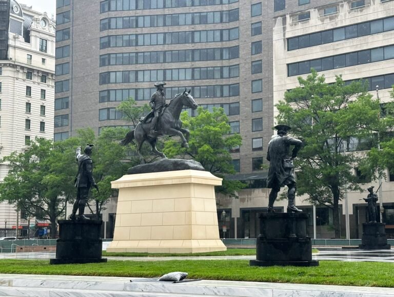 Trump Re-Erects Monument of Enslaver Removed in 2020