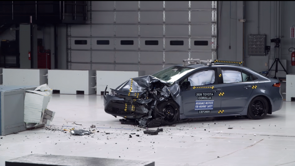 Toyota Corolla Misses IIHS Top Safety Pick Over One Rear-Seat Weakness