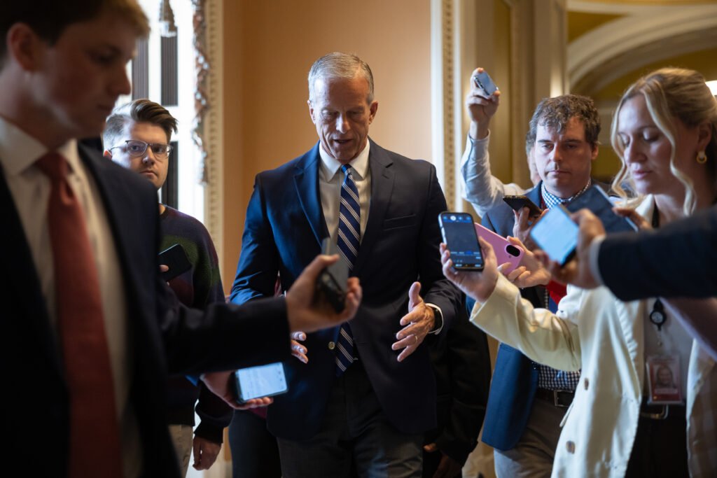 Trump wants a gas tax holiday. Republicans will ‘hear him out,’ Thune says