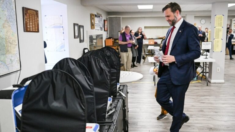 Vance casts ballot in Ohio primaries: 'I have to hide it from the reporters'