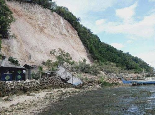 Reports of landslides triggered by the 8 June 2026 M=7.8 earthquake offshore Mindanao in the Philippines
