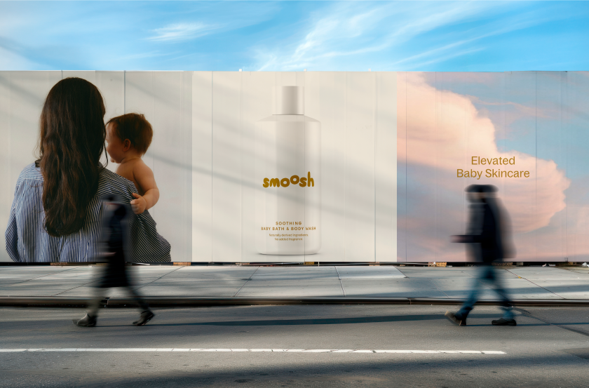 How LULACREATES designed baby skincare brand Smoosh to look at home on a beauty shelf