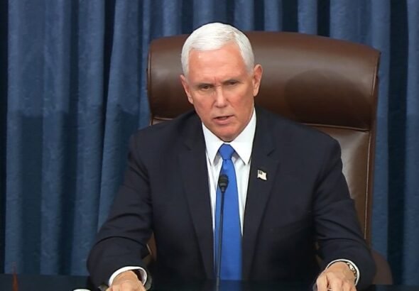 Pence questions Trump’s conservative credentials and ‘hostility to constitutional order’