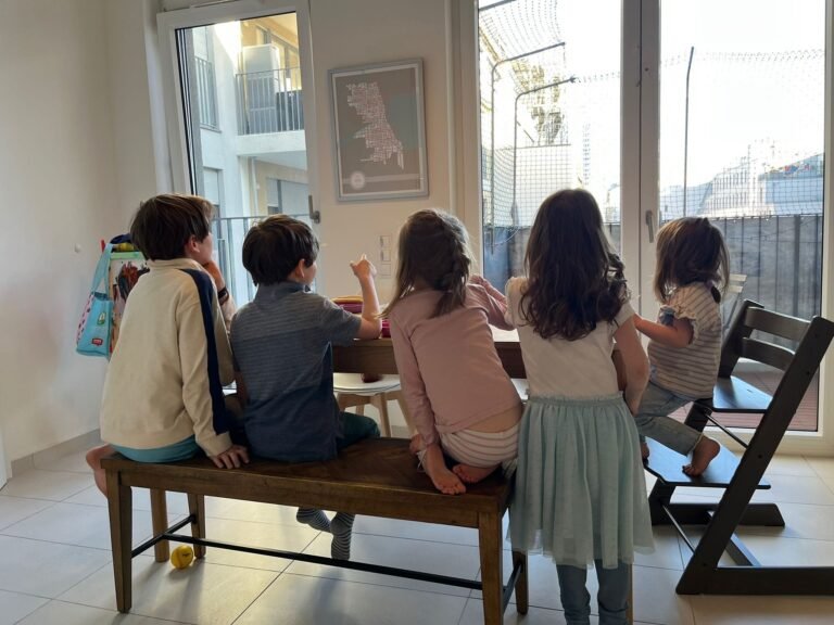 We take turns hosting kids-only dinners with our neighbors. It gave my kids the closest thing to an extended family they've had.