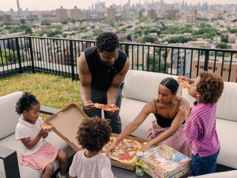 A family of 5 downsized from a Texas home to an NYC apartment. The kids share a room, but they've never been happier.