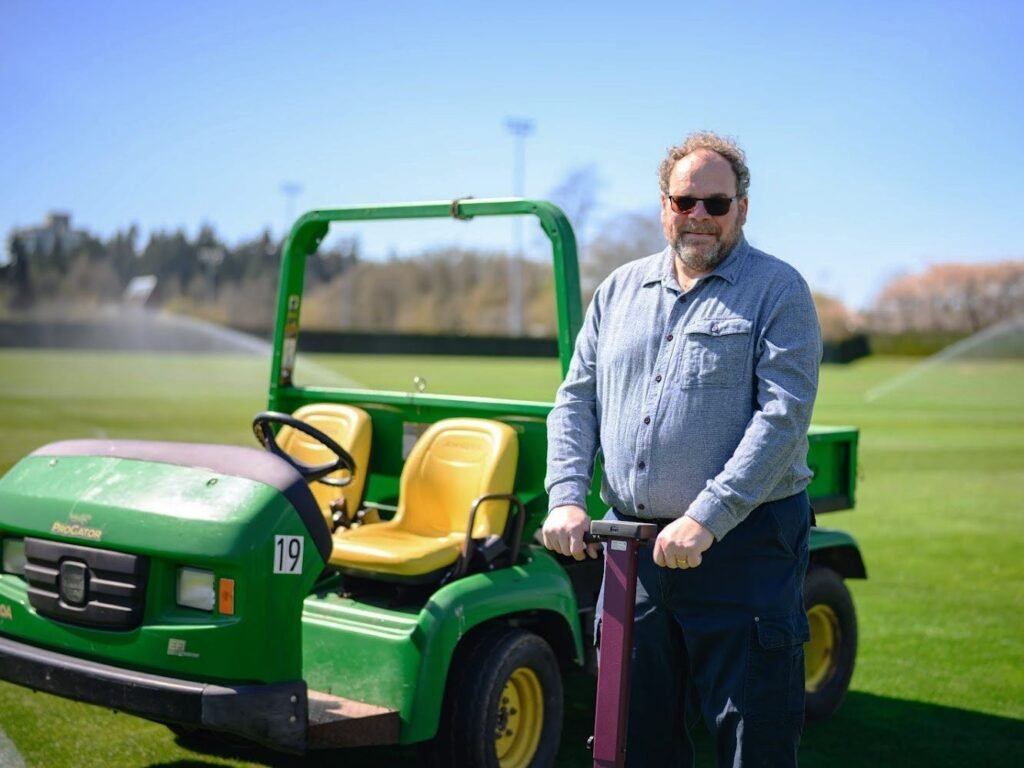 I'm 66 and have been a groundskeeper for 48 years. Working on the World Cup is teaching me new things.