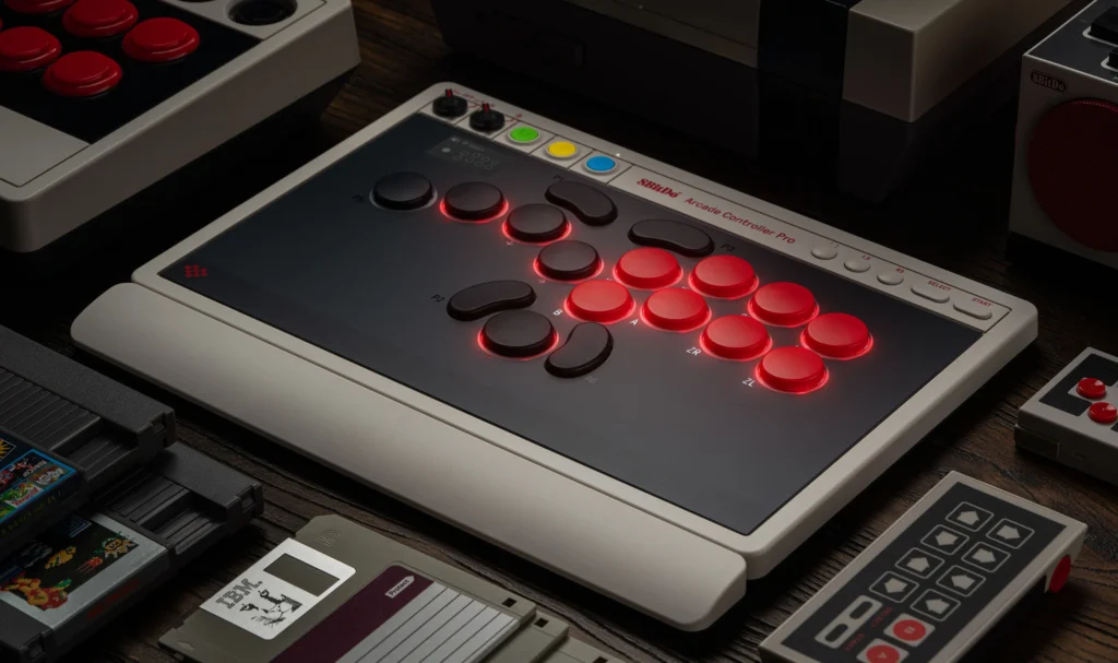8Bitdo's Arcade Controller Pro is built for "serious fighters"