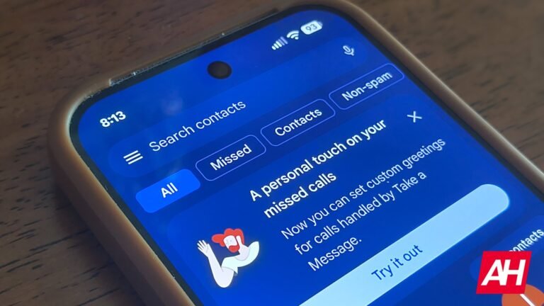 Pixel owners can now record custom 'Take A Message' greetings