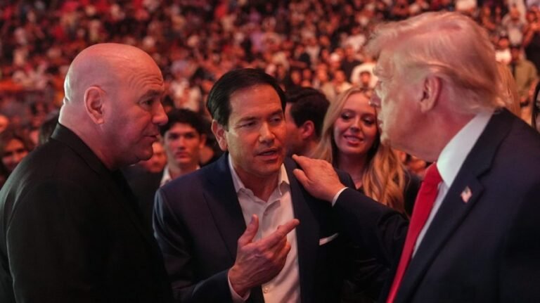 Watch live: Rubio, UFC’s Dana White sign sports diplomacy memo