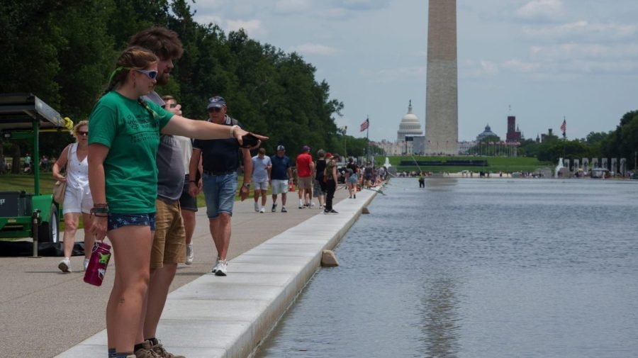 National Park Service: Sharp knife or razor used to cut Reflecting Pool liner